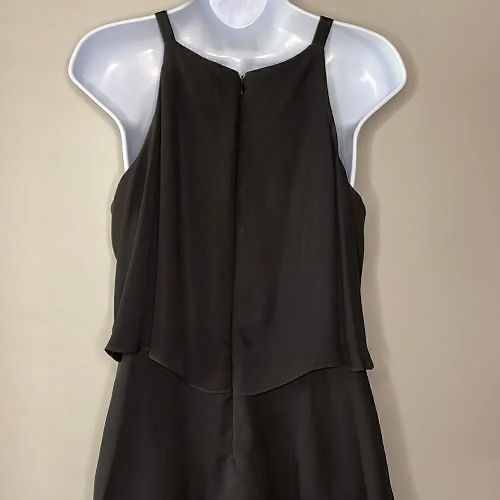 S.L. Fashions Tiered Little Black Dress size 10 - Picture 8 of 11